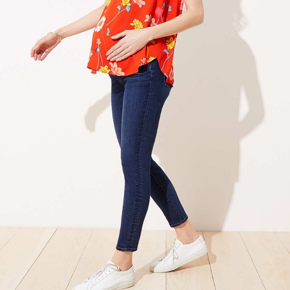 Loft Maternity Jeans - Petite 6 - Like New